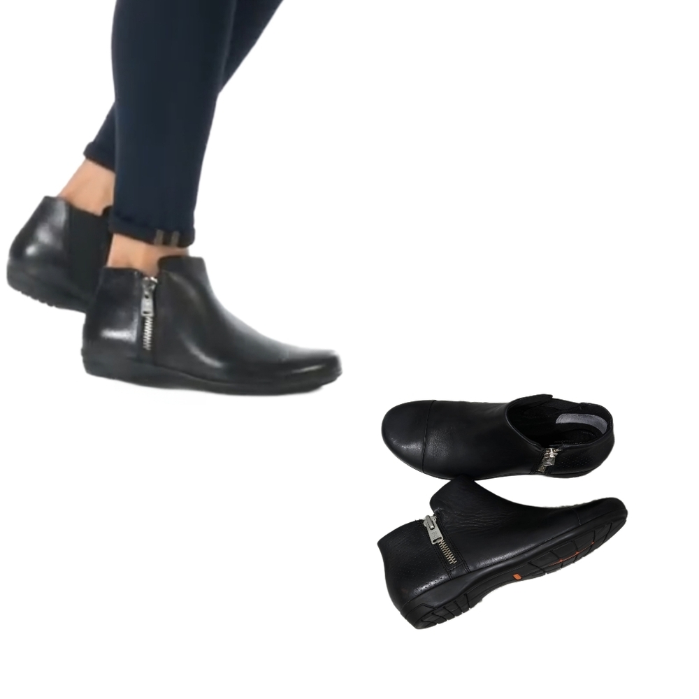 ROCKPORT Total Motion "Nea" Genuine Leather Cap Toe Ankle Boot